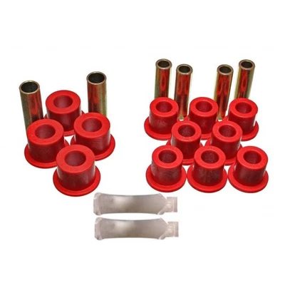 Energy Suspension For Nissan Pickup 1995-1997 Red Front Leaf Spring Bushing Set - Изображение 1 из 2