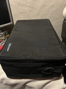 Case Logic Vintage Black 60 CD Holder Carrying Case  Storage Zipper !Large Stare - Picture 1 of 3