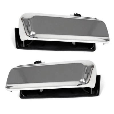 Par de manijas de puerta exterior cromadas Bronco II 1984-1990 Foto 1 de 3