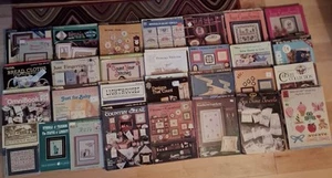 270 Vintage 💜& Yesterday Cross Stitch Lot / Patterns Books Magazines / VARIETY - Picture 1 of 9