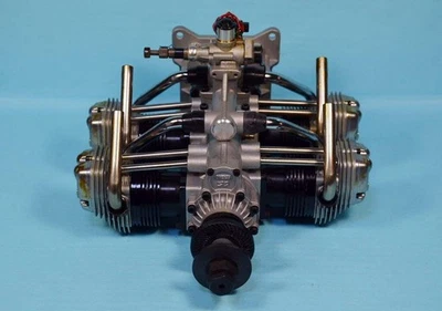 OS Pegasus FF-240 Flat Four 4-Cylinder 4-Stroke Glow Engine Complete Set Japan - Image 1 of 4