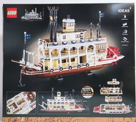 LEGO Ideas 21356 River Steamboat | 4090 PCS | 2025 | Brand New Sealed Box FedEx