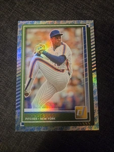 2025 Donruss Baseball Rocket Foil Holo #69 Dwight Gooden New York Mets - Foto 1 di 2