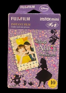 Fujifilm Instax mini Disney Alicia en el País de las Maravillas Película Fecha de caducidad 9/2018 NUEVO - Imagen 1 de 8
