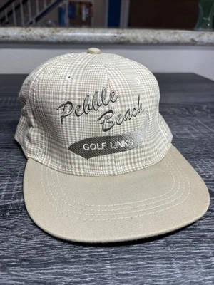 RARO ORIGINAL VINTAGE Sombrero de golf a cuadros de playa de guijarros eslabones de golf sombreros imperiales Foto 1 de 4
