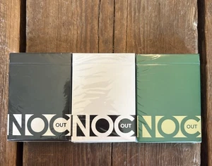 NOC Original Playing Cards, Black,White,Green- SEALED Set Of 3 - Picture 1 of 4
