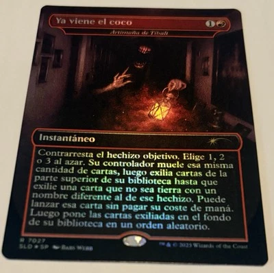 🌟 Tibalt's Trickery - Ya viene el coco SPANISH 🌈 FOIL SECRET LAIR MTG NALAC 🌟 - Image 1 of 2