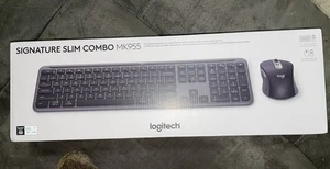 Logitech Signature MK955 Slim Combi klawiatury i dużej myszy Czarny - Zdjęcie 1 z 2