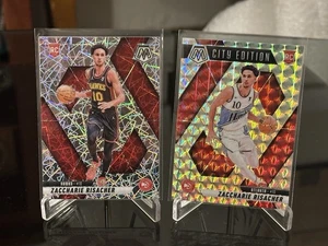 2024-25 Panini Mosaic Zaccharie Risacher RC Lot (2) + Hobby Lazer + Silver City - Picture 1 of 5
