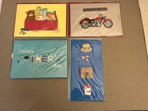 4 Papyrus Father’s Day Cards - DAD - Assorted Lot - Brand New ! - Picture 1 of 2