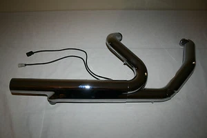 Factory OEM Harley Davidson HD Road King Exhaust Header Pipe With O2 Sensors - Picture 1 of 6