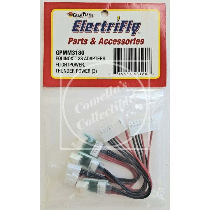 Adaptador Electrifly Equinox 2S para Flightpower y Thunder Power (3 piezas) GPMM3180 Foto 1 de 1
