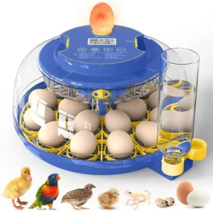 18 Egg Incubator with Automatic Egg Turning and Humidity Control, 360°View Auto - Picture 1 of 7