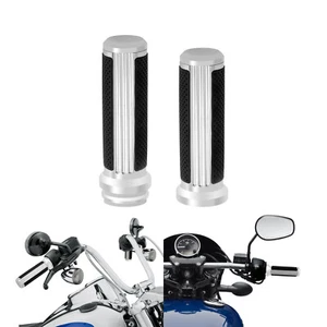 1'' 25MM Defiance Electronic Throttle Hand Grips Handlebars Fit For Harley FLHT - Picture 1 of 10