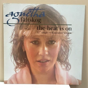 NEUWERTIG AGNETHA FALTSKOG VON ABBA DIE HITZE IST AUF SELTEN KANADISCH 12" EINZELN VERLÄNGERT - Bild 1 von 4