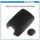 Center Console Armrest Lid Cover Black Leather & Base For Honda Accord 08-12