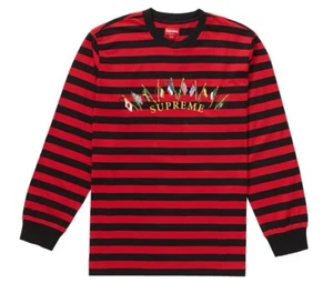 Supreme Flags Longsleeve Top Red Size L Large FW19 New In Bag - Bild 1 von 3