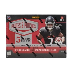 2023 Panini Plates & Patches Football Hobby Box - Picture 1 of 1
