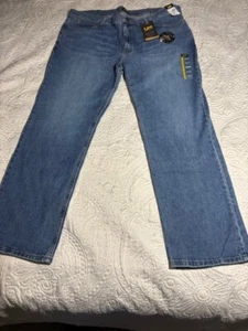 LEE Regular Jeans Bootcut Stretch Midrise Worth It is Blue 40X30 - Picture 1 of 11