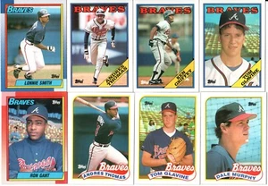 50 verschiedene Braves Baseball Karten 1988,89,90 Topps - Bild 1 von 1