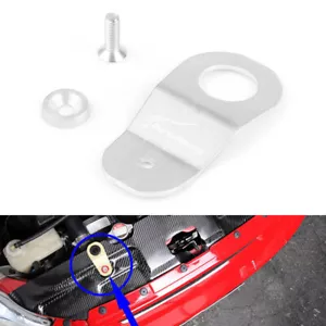 SILVER BILLET ALUMINUM RADIATOR STAY MOUNT BRACKET+WASHER KIT FOR HONDA CIVIC - Picture 1 of 7