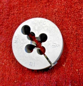 KARTE 5/16-18 NC, 1-1/2 ZOLL AUSSENDURCHMESSER VERSTELLBAR SPLIT DIE MASCHINIST - Bild 1 von 2