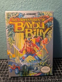 NES Adventures of Bayou Billy CIB Complete in Box w/Inserts (Nintendo NES, 1989)