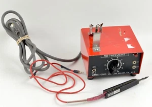Meisei M-10 Hot Tweezers Thermal Wire Stripper Power Supply & 4C Tweezers TESTED - Picture 1 of 7