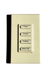 Lutron Homeworks SK-4B-I-BE-E Faceplate Button Kit New In Box - Picture 1 of 8