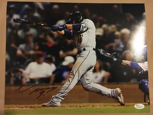 LUIS URIAS SIGNED AUTOGRAPHED 11x14 PHOTO Milwaukee Brewers JSA COA - Picture 1 of 3