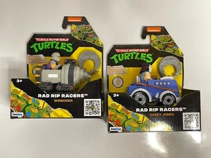 Teenage Mutant Ninja Turtles Rad Rip Racers Shredder & Casey Jones TMNT New ⭐️ - Picture 1 of 5