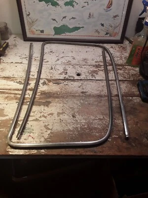 Par de molduras de molduras de acero inoxidable para parabrisas exterior de camioneta Chevy 1947-1953 Foto 1 de 4