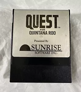 Vintage 1984 ColecoVision, Quest For Quintana Roo, Cartridge, Coleco, BGH bc - Picture 1 of 6