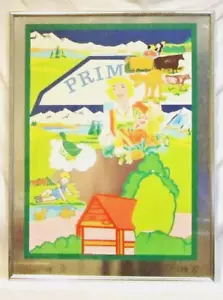 Limited Edition screenprint Edward Helmer Pop Art 1970 bright wall decor Prim - Picture 1 of 6