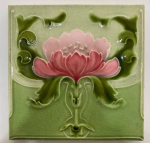 England Tile Rare Antique Vintage Collectible Furniture Backsplash 6x6 Inch - Picture 1 of 2