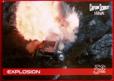 CAPTAIN SCARLET 50 YEARS - Card #09 - EXPLOSION - Unstoppable Cards 2017 - Image 1 of 2