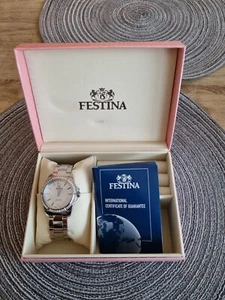 Festina Damen Uhr F20593/1 Mademoiselle Edelstahl, Zirkonia - Bild 1 von 4