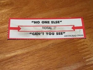 JUKE BOX STRIP TOTAL NO ONE ELSE / CAN'T YOU SEE - Picture 1 of 1