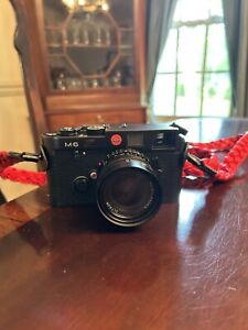 Leica M6 Film Camera with Strap and LENS! (Voigtlander Ultron 28mm F2)
