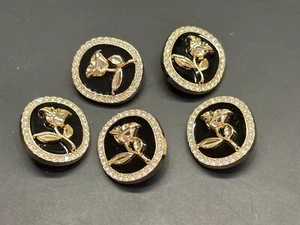 Knöpfe Set 5 Stück Chanel CC Knopf Ø 23 mm Metall Dior Versace Prada D&G Miu Miu - Bild 1 von 17