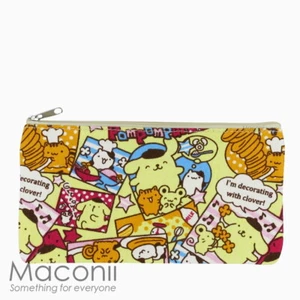 Pom Pom Purin Comic Medium Pouch - Dog Puppy Wallet Makeup Pencil Case Holder - Picture 1 of 2