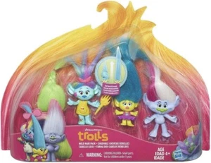 Licensed DREAMWORKS Trolls: WILD HAIR PACK Guy Diamond Smidge Harper & Fuzzbert - Picture 1 of 3