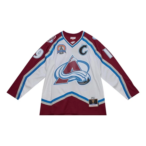 Colorado Avalanche Joe Sakic #19 Mitchell & Ness 2000/01 NHL Blue Line Jersey Cover