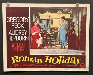 Roman Holiday Lobby Card #3 Audrey Hepburn Gregory Peck 1953 *Hollywood Posters*