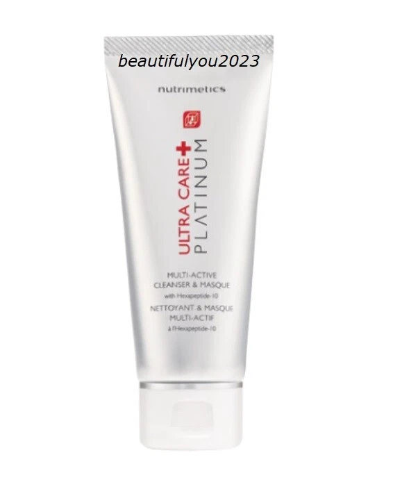 NUTRIMETICS ULTRA CARE+ PLATINUM MULTI ACTIVE CLEANSER & MASQUE 100ML RRP $65 Foto 1 de 1