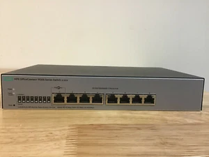 HPE OfficeConnect 8 Port Gigabit Ethernet Switch 8x RJ-45 PoE Input JL380A - Picture 1 of 8