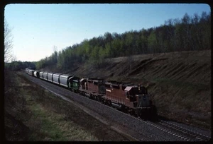Original Rail Slide - GATX Leasing 1242+ Lincoln MN 5-1-1990 - Picture 1 of 1