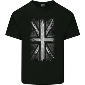 Union Jack Flag GB British UK Great Britain Mens Light Cotton T-Shirt - Picture 1 of 3