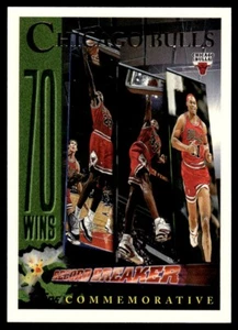 1996-97 Topps Chicago Bulls 72 Wins A Chicago Bulls #72 - Picture 1 of 2