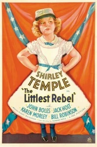 THE LITTLEST REBEL MOVIE POSTER Shirley Temple VINTAGE - Picture 1 of 1